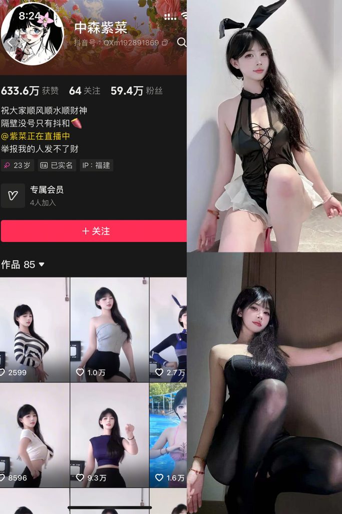 抖音 中森紫菜 岛遇 NO.004期 【8P9V】